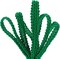 Braid Tirm for Sewing, 27 Yards 1/4 inch(8mm) Green Gimp Braid Trim Ribbon Polyester Basic Fringe Trim for Upholstery Costume DIY Crafts Jewelry Making Curtain Costume Christmas Decor